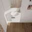 Meuble-lavabo à fermeture en douceur avec lavabo