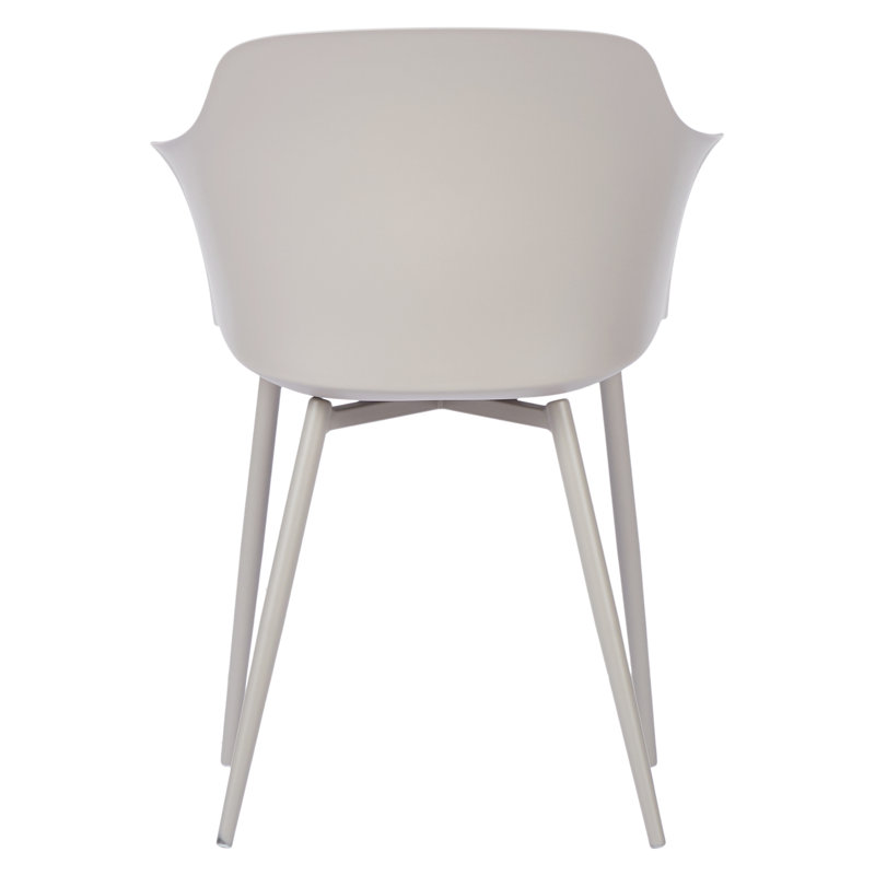 Alonzo Patio Dining Armchair, Flint Grey