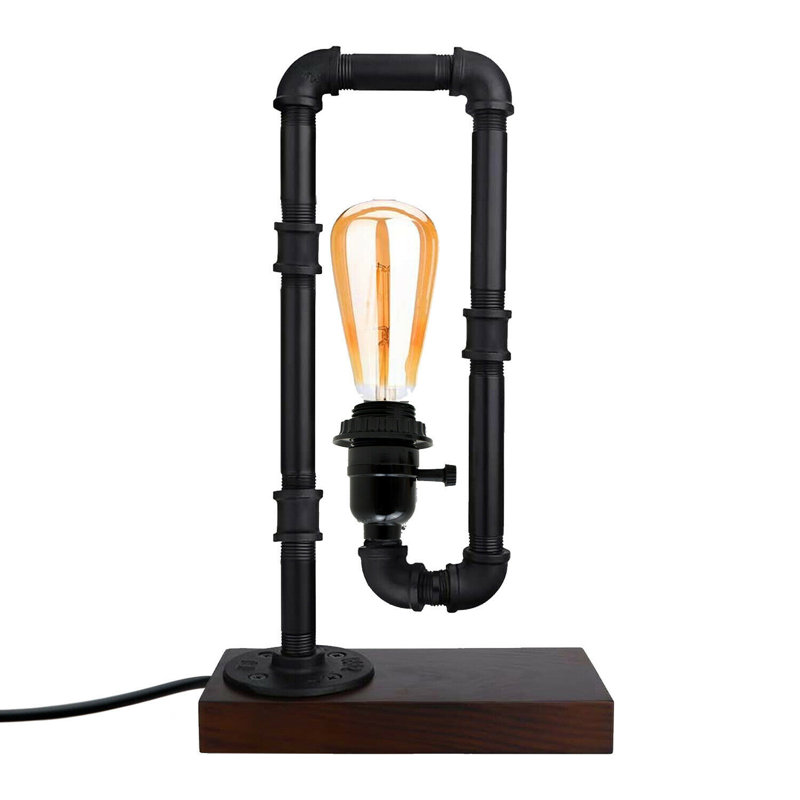 Lahl Wood Desk Lamp, No