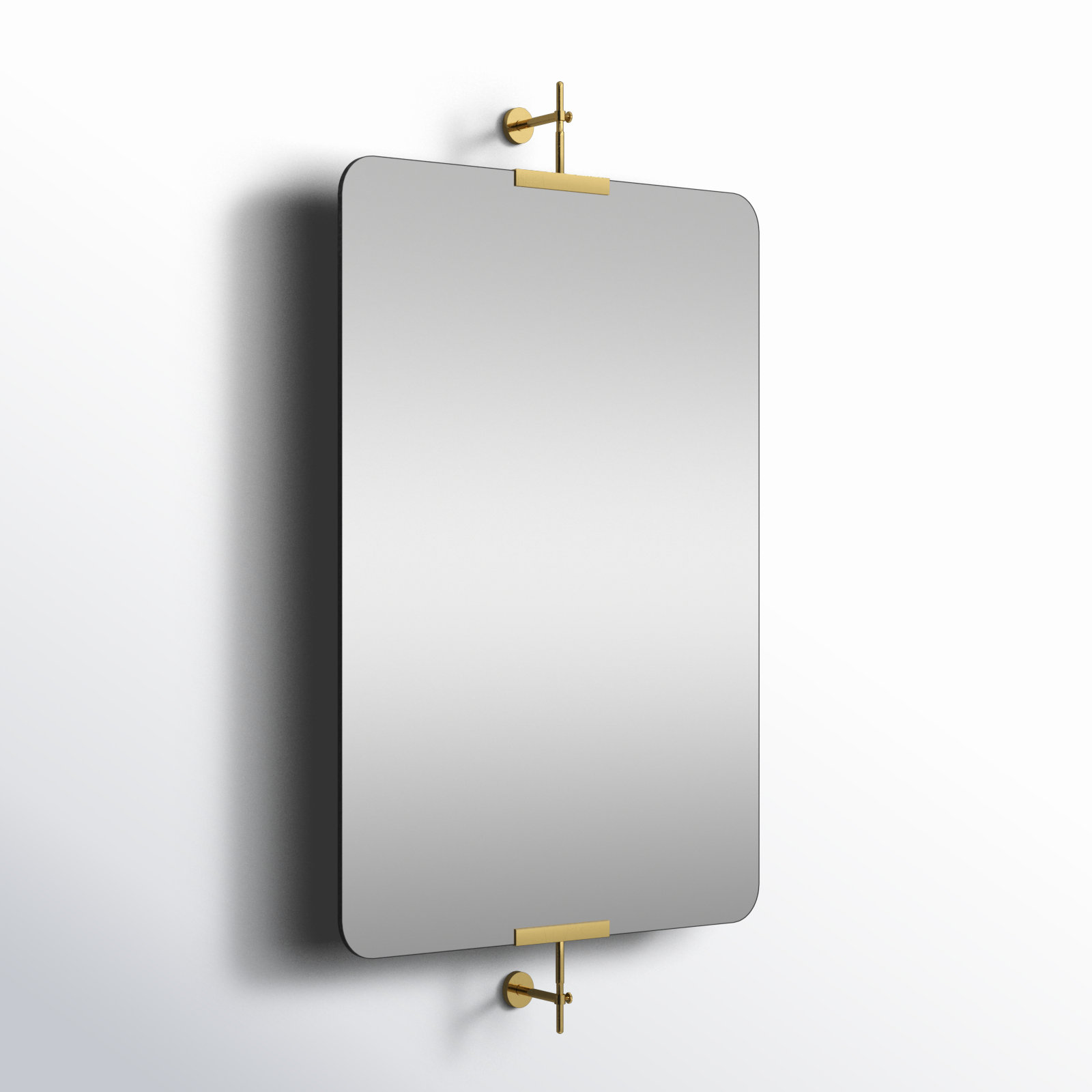 Guava 29" Accent Mirror, 48" x 29", Gold