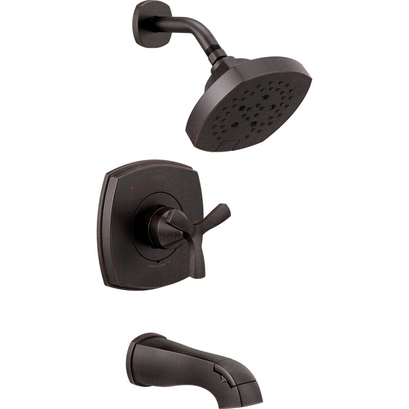 Garniture de robinet de baignoire et douche Stryke 14 Series avec inverseur et technologie H2Okinetic