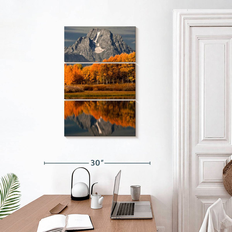 Alvord Grand Teton, reflets d'automne, H 32 po x l 20 po