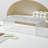 Acrylic Floating Window Tea Table - Modern Low Profile Coffee Table For Bay Window, Tatami Bedroom, And Floor Sitting, Clear Translucent End Table