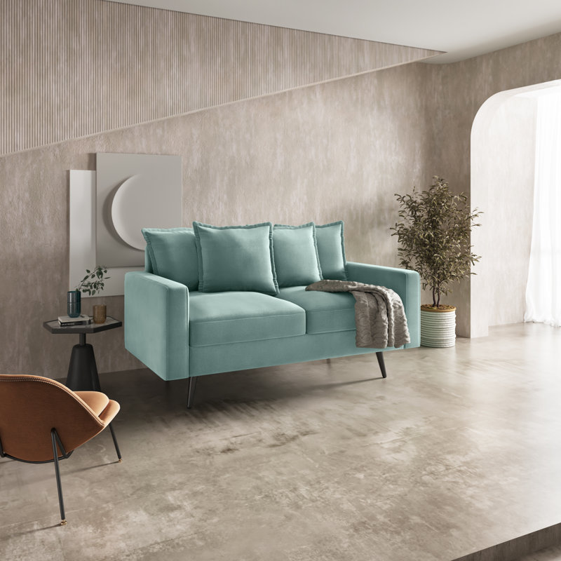 Causeuse Veronica, Turquoise aqua
