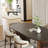 Retro Oval Dining Table with Rock Board-107548201-122719470