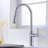 Single-Handle Pull-Down Sprayer Kitchen Faucet in Chrome-70509852