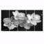 «Botanical Magic Black and Orchids Photo II», ensemble d'art mural sur toile Orchidées-1361689848