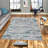 Stylish Woven Carpet, 4 x 6 Feet, 100% Polyester | Antibacterial, 3D Digital Printing, Non-Slip PVC Felt Dot Underside | Machine Washable, 0.4 in Pile Height, Perfect for Living Room & Bedroom Decor-1215977995