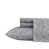 Sketchy Check Dark Grey