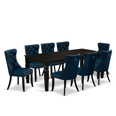 Devers Rectangular 84'' L x 42'' W Dining Set