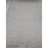 Cavallo Modern handloomed Nylon/Wool Silver Area Rug