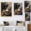 Or et marbre noir mirage I - art mural abstrait en marbre-1872142390-1872142344