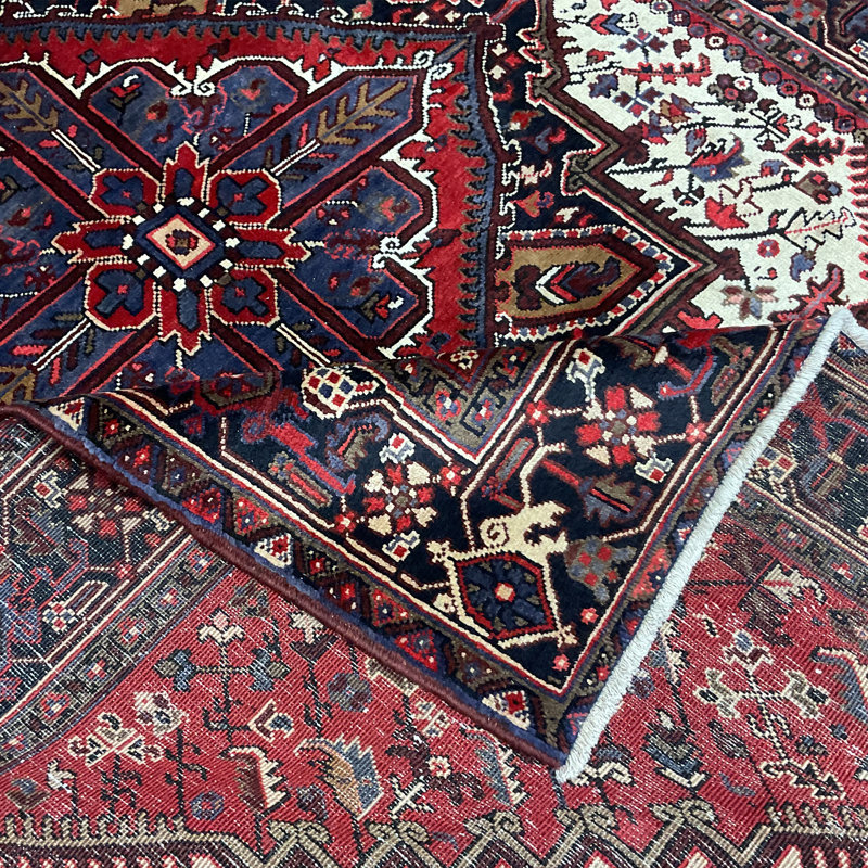 HERAT ORIENTAL Handmade Heriz Wool Rug
