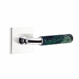 Select Round Door Lever with Square Rosette