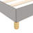 Pranavi vidaXL Fabric Platform Bed Frame, Slats Support, No Mattress-1560611685-1560611687