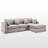 Wauseon 2-Piece 108.7" Upholstered L Shape Sofa with Convertible Chaise-1091701406