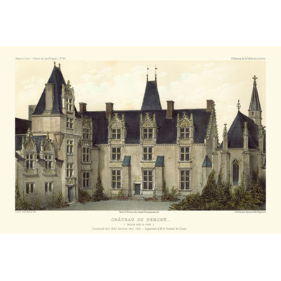 Petite French Chateaux VIII by Victor Petit - Wrapped Canvas Print