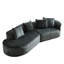 Canapé modulaire surdimensionné de 114 pouces - Chenille 4 avec siège large et profond, excellent support, 4 coussins pour le canapé du salon-642465705-642465704