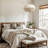 Nimbus Modern Pendant Light – 20" Metal, Wood & Gold, Beige, Ivory White Large Geometric 3-Light Hardwired Dimmable Light Fixture for Living Room, Dining Room, or Entryway in Modern, Minimalist, and Transitional Style-1843263137