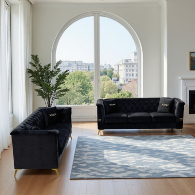 Canapé modulaire en similicuir 2 pièces Irine
