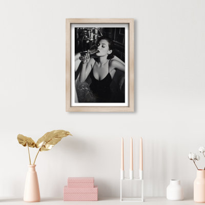 Darkened Glow Print by Oliver Gal