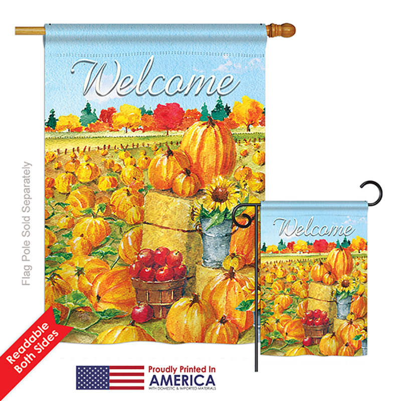 Double Sided Polyester Garden Flag