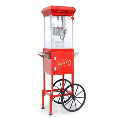 Machine à maïs soufflé avec chariot