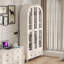 Bois blanc massif + vitrines en verre