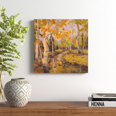 Four Seasons Aspens III - Reproduction d'art sur toile tendue