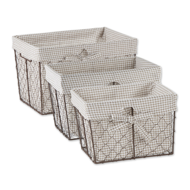 Gracie Oaks Decorative Basket