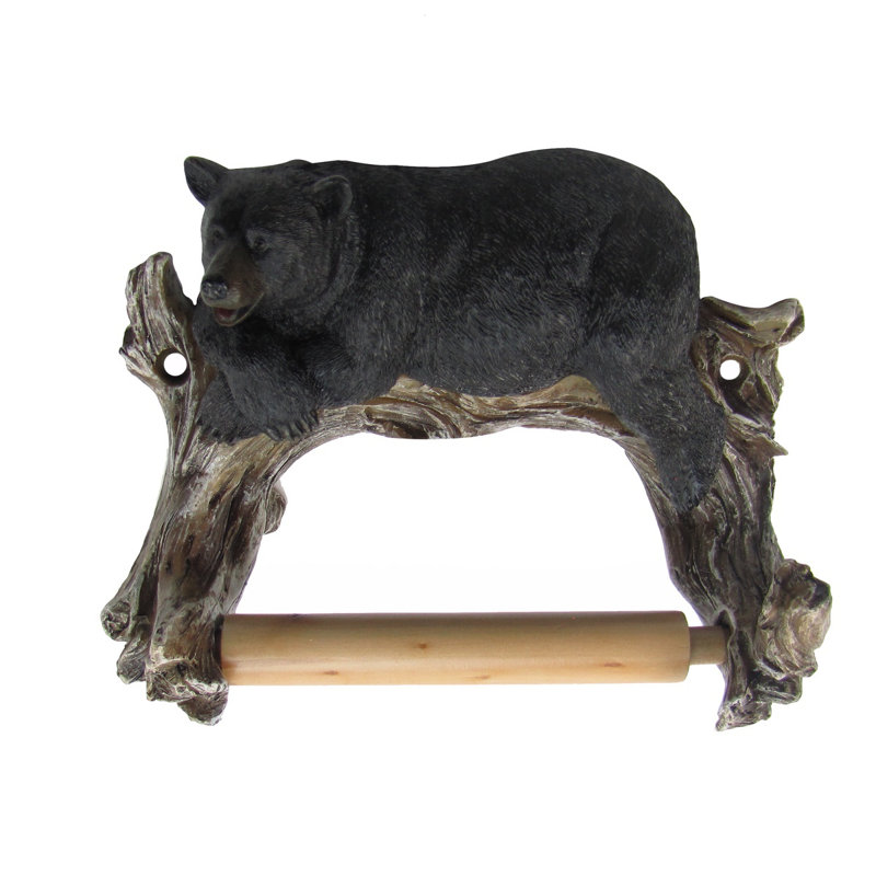 Porte-papier hygiénique mural Lounging Bear