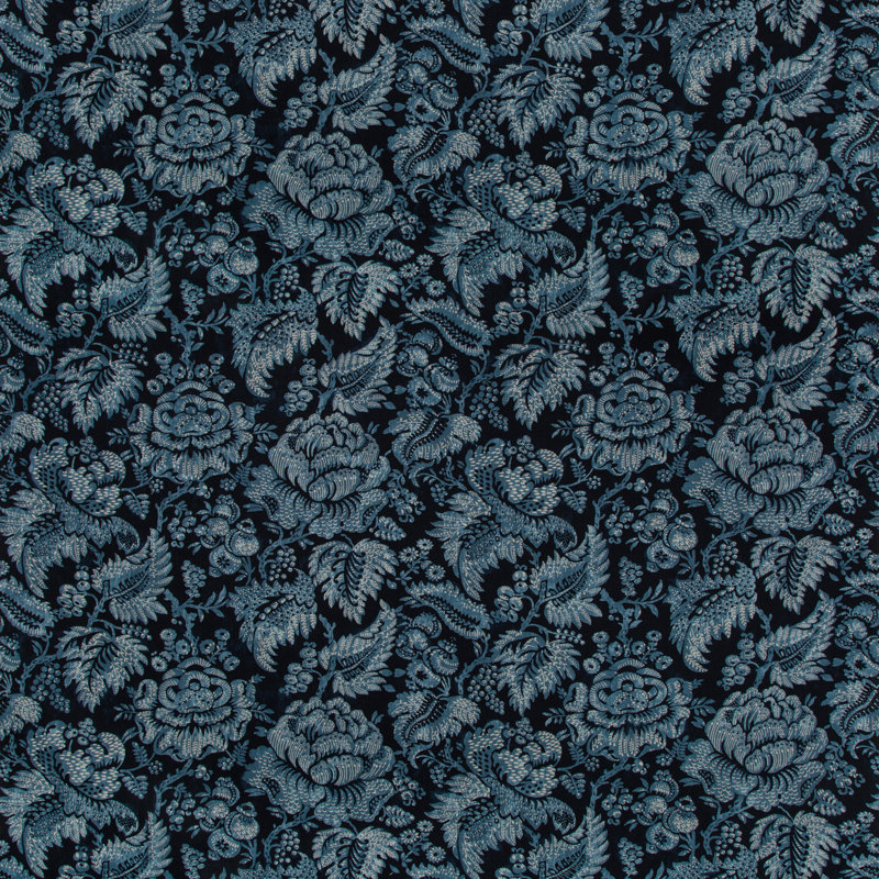 Folio Francais Wesserling Cotton Blend Fabric, Indigo