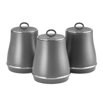 Renaissance Metal Jar - Set of 3