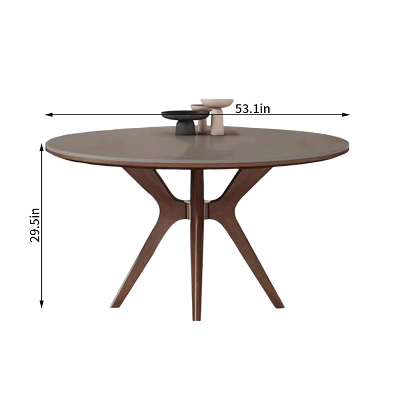 Micke Round Dining Table, 29.5" H x 53.1" L x 53.1" W