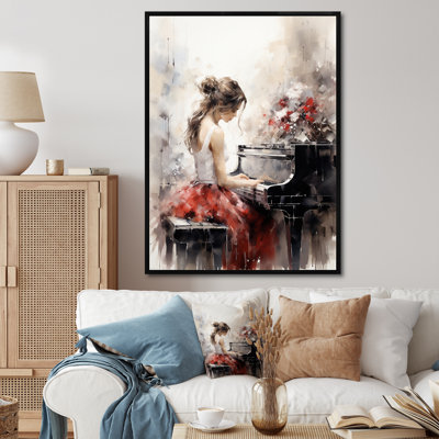 Aristarkh Beige Red Music Piano Harmony II