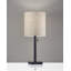 Aghvan 22"  Metal Cylinder Table Lamp With  Drum Shade-24701491-24701490