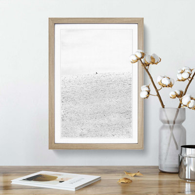 Hare at Wintertime - Framed Print