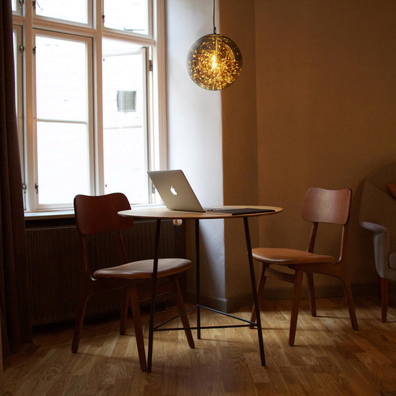 Louisa 1 - Light Silver Sphere Pendant