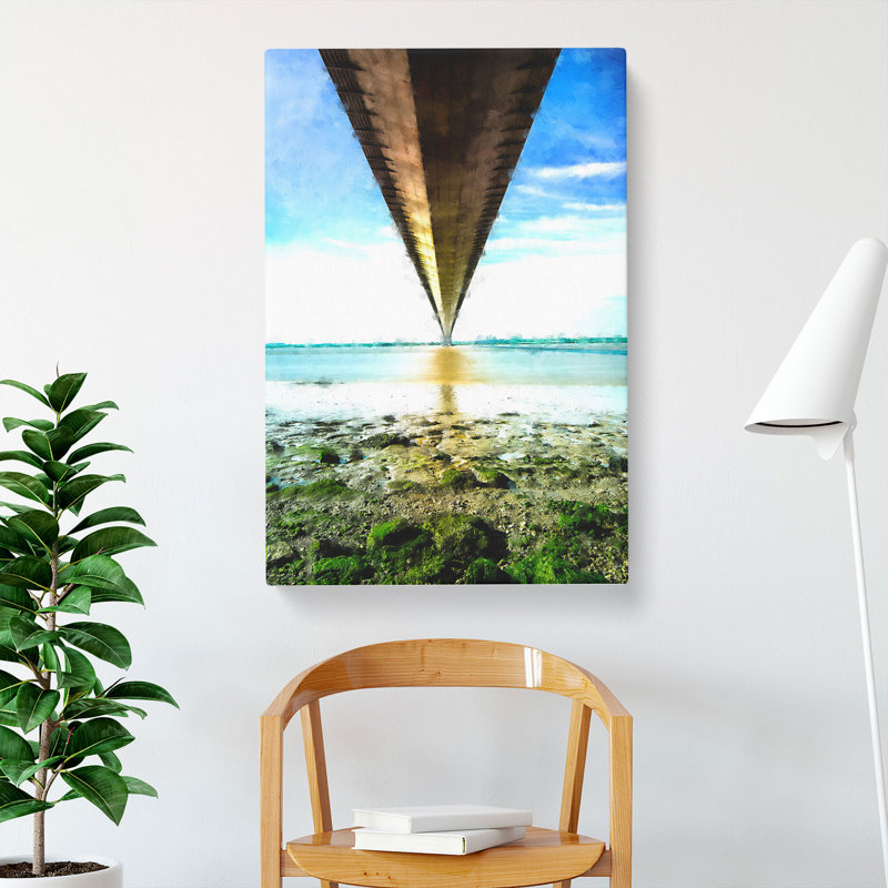 Humber Bridge - Wrapped Canvas, 50cm H x 35cm W x 3cm D