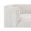Fauteuil d'appoint rembourré avec roulettes-740088604