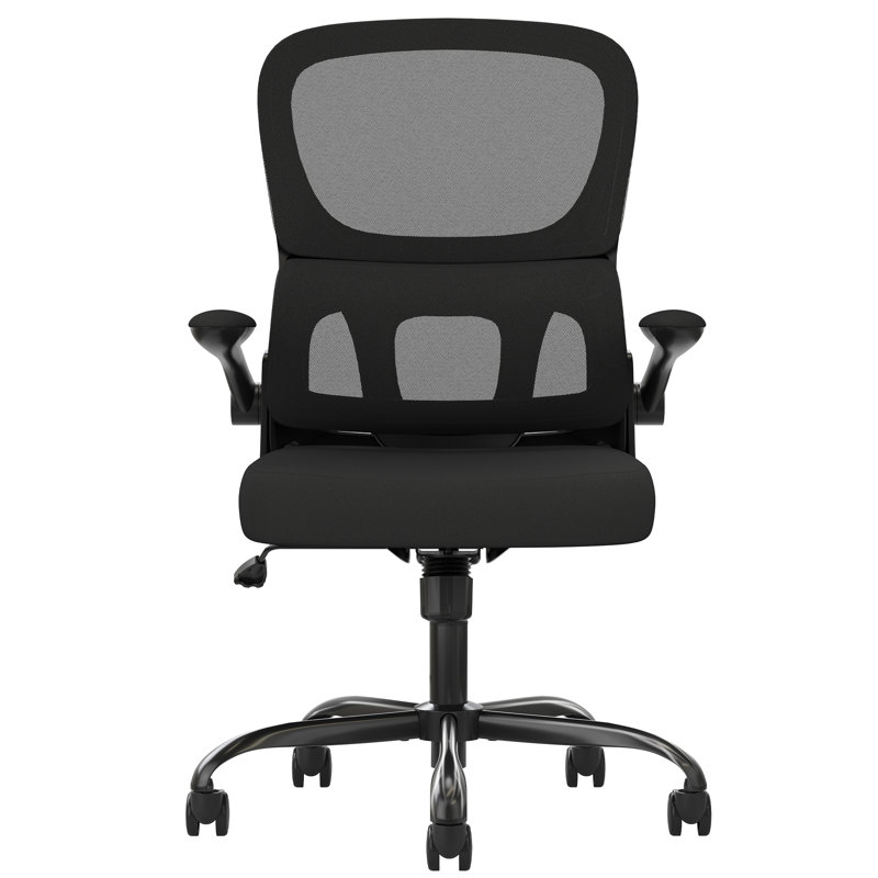 Ergonomic Home Office Mesh Task Chair Computer Chair, Black, Black