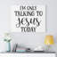 «Talking to Jesus», reproduction sur toile tendue-385349423