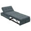 Fauteuil convertible 4 en 1 Sartain avec tissu en lin et éponge haute densité-126351631