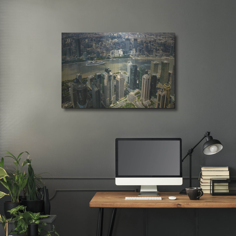 " Shanghai 2 " by AKG, 24" H x 36" W