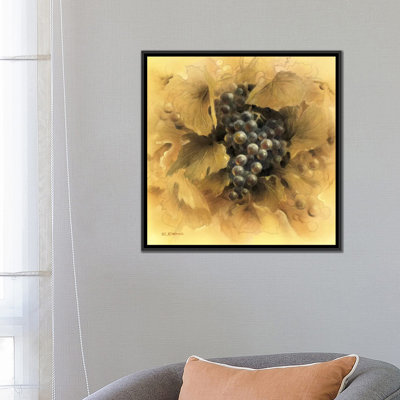« raisins ii », impression sur toile