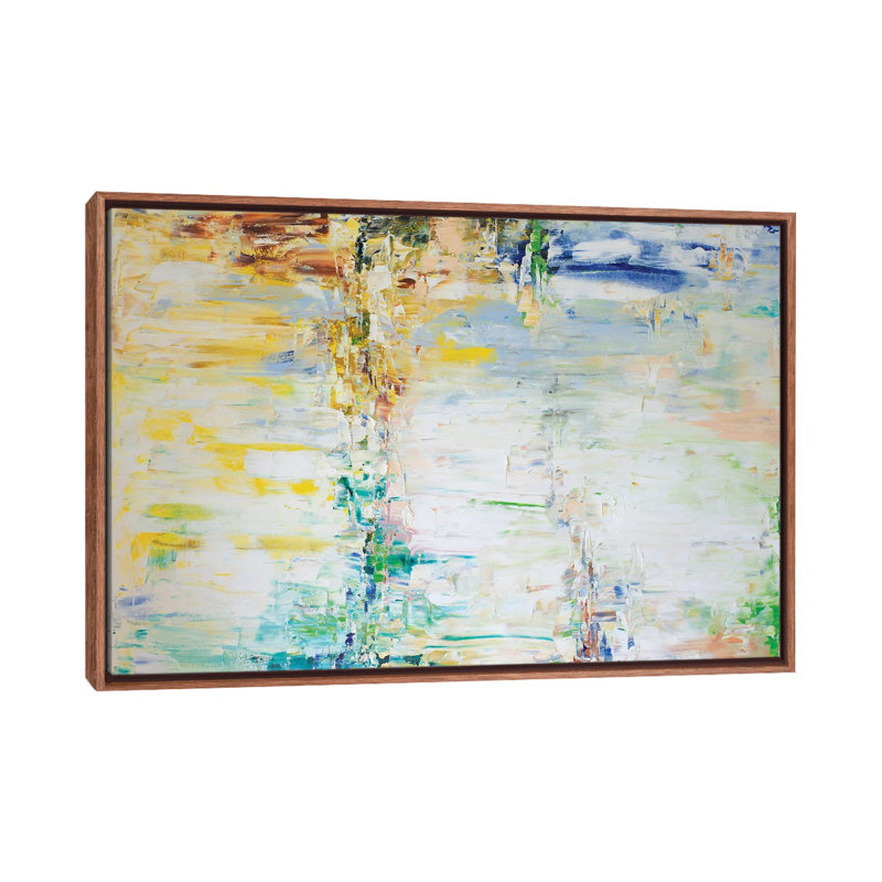 Penny by Shalimar Legaspi - Painting on Canvas, 66.04 cm H x 45.72 cm W, Brown Floater Frame