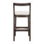 Ensemble de 2 tabourets d'intérieur avec coussin confortable et dossier ergonomique, idéal pour un usage domestique et commercial-1551427084