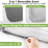 2PC Cat Window Perch Cordless Foldable Cat Hammock Bed For Window With Metal Frame And Reversible Cover, Large Suction Cups Window Resting Seat For Indoor Cats (Cat Bed, M-2PC)