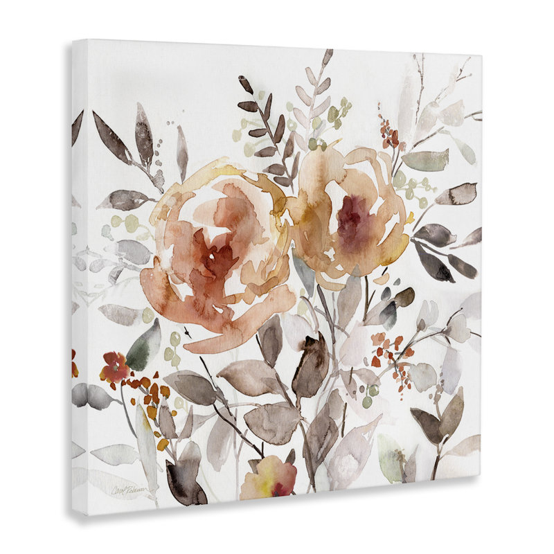 Art mural Stupell Industries, impressions florales sur toile blanche par Carol Robinson, H 36 po x l 36 po