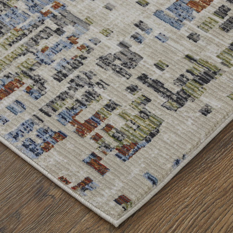 Maxin Performance Abstract Indoor Rug, Runner 2'6" x 7'3"